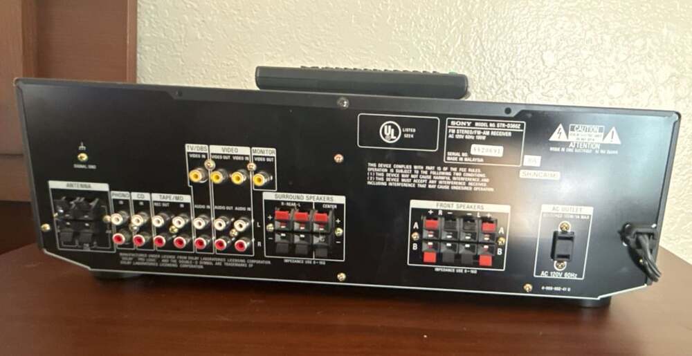 Sony Str-D360Z Audio/Video Control Center Receiver With - Picture 2 of 4